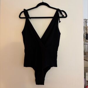 Reformation Black Bodysuit